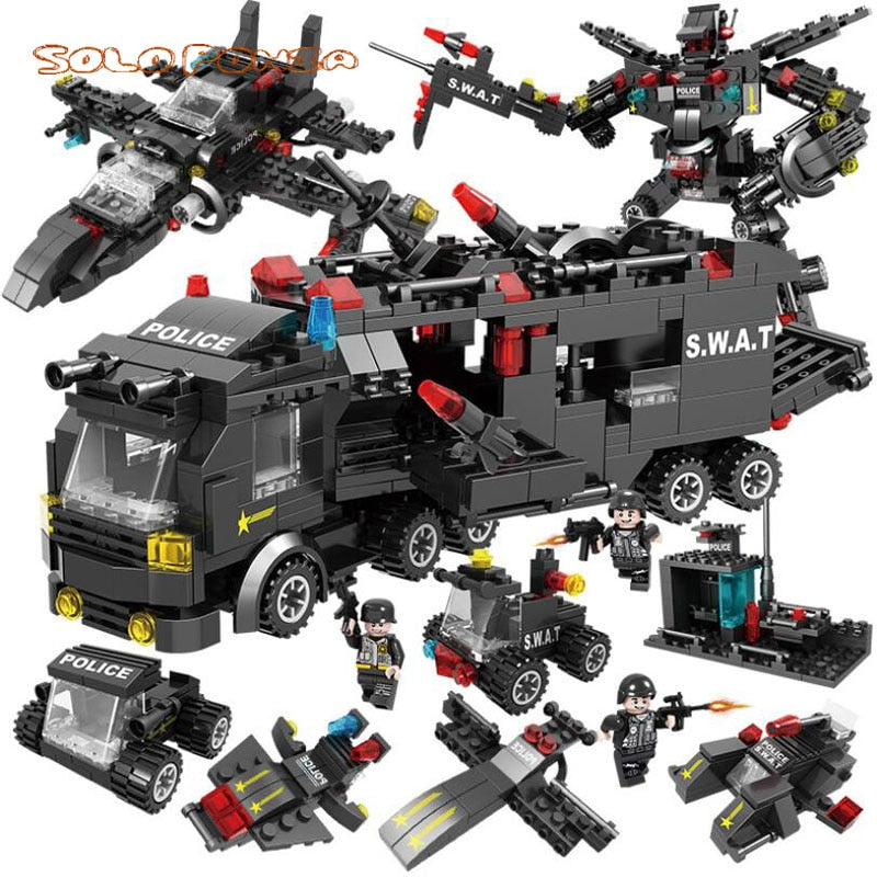 City Police Series SWAT Building Blocks