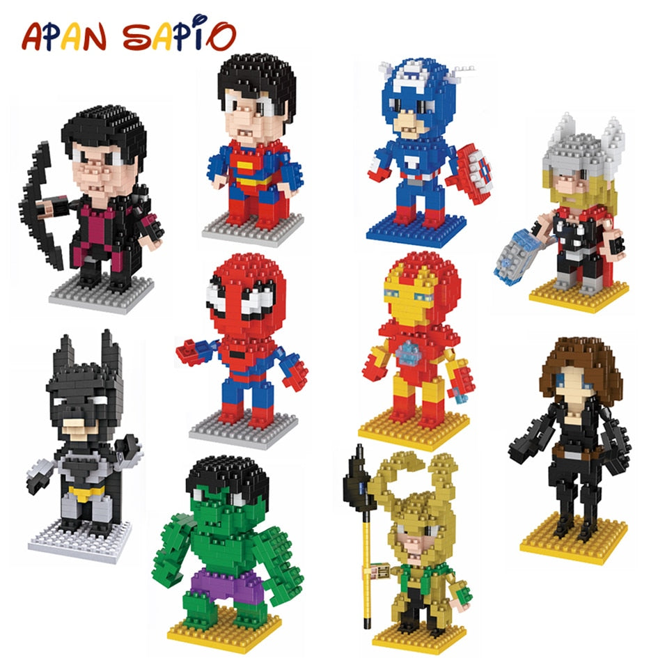 Mini Building Blocks Brick Toys Super Hero avengers endgame Model
