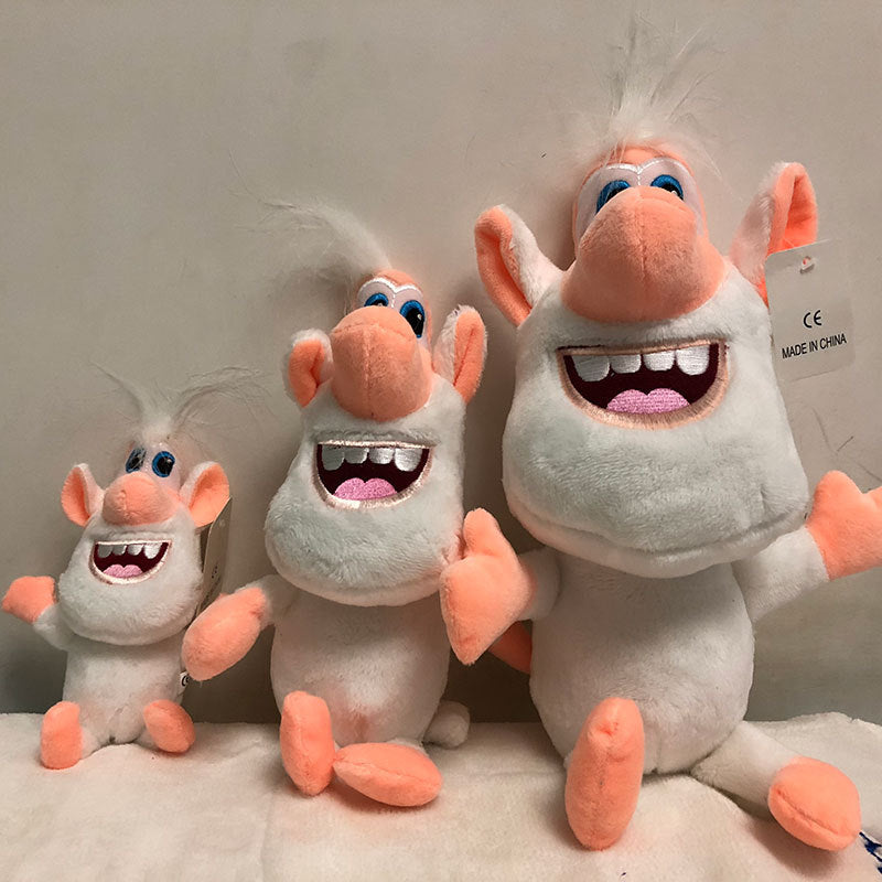 Russia Cartoon White Pig Booba Buba Plush Toys