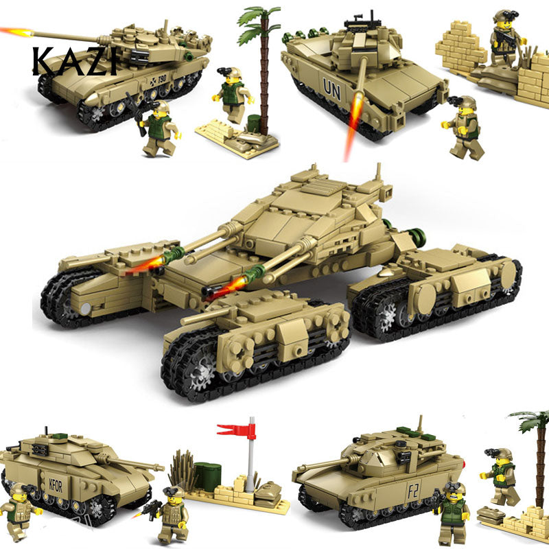 Military Model Block Tank Building Block