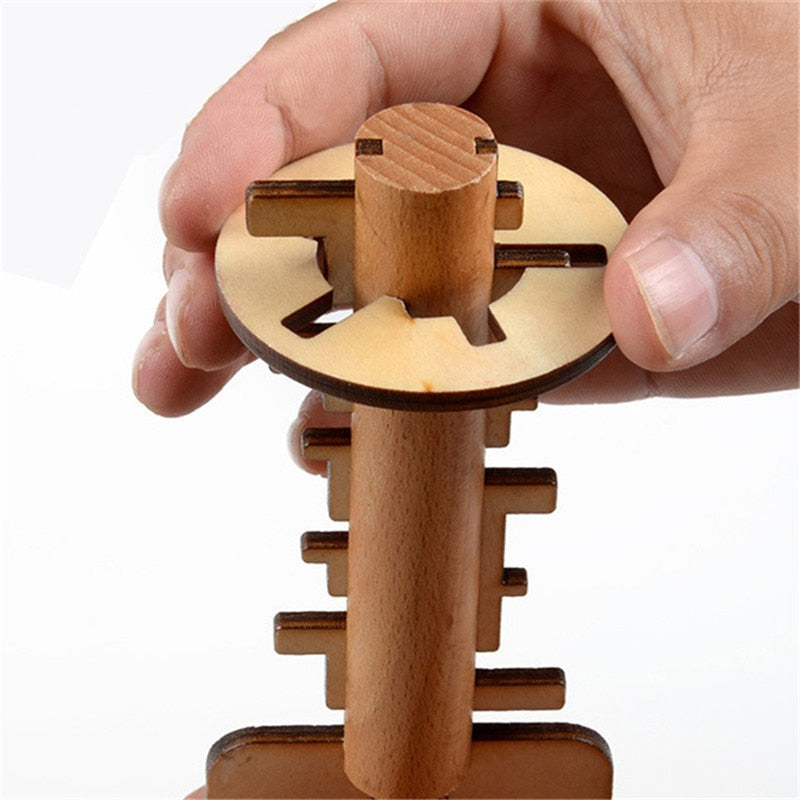 Handmade Wooden Unlock Puzzle