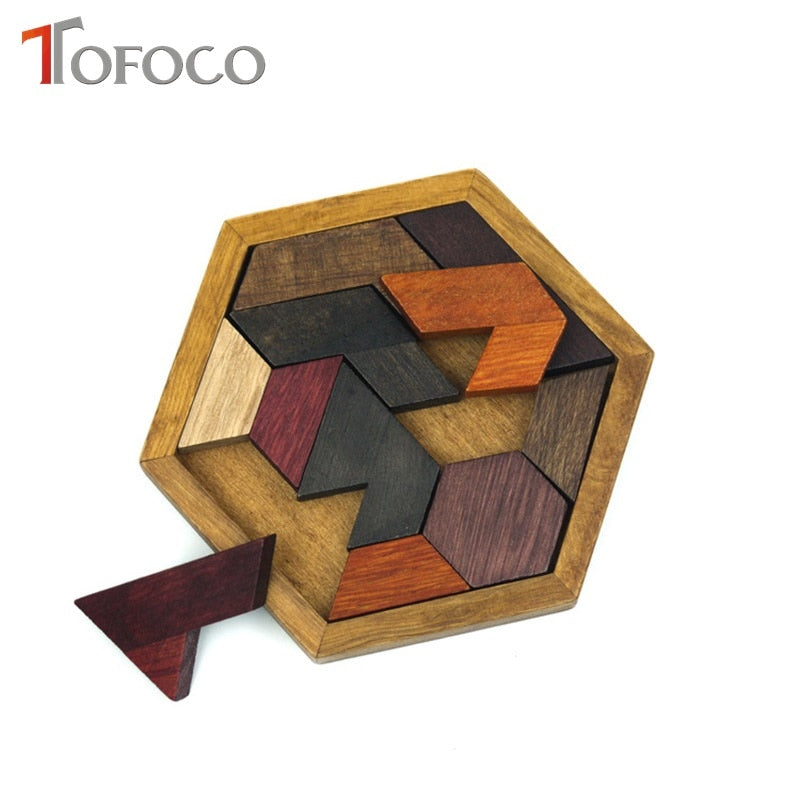 TOFOCO Funny Wooden Puzzle Toys