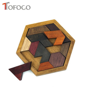 TOFOCO Funny Wooden Puzzle Toys